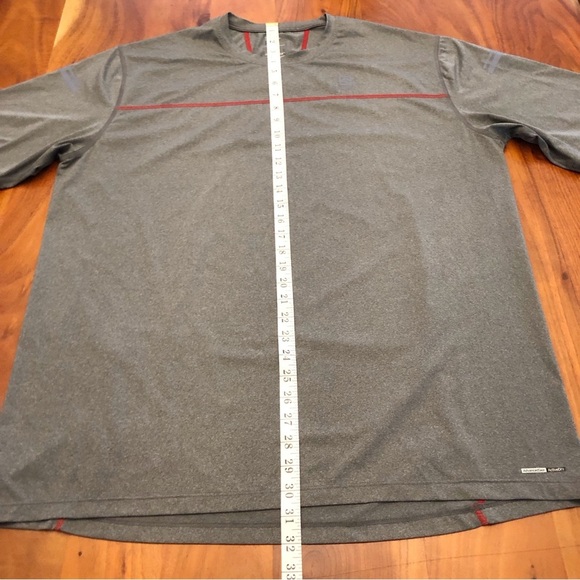 SALOMON Grey Sports Wear Short Sleeves  Men’s T Shirt Size XXL. - Picture 14 of 16